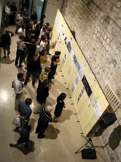 Public at Dubrovnik exhibition of HyperEurope: Croatia + Slovenia emerging territories. architecture and urbanism a10studio 03